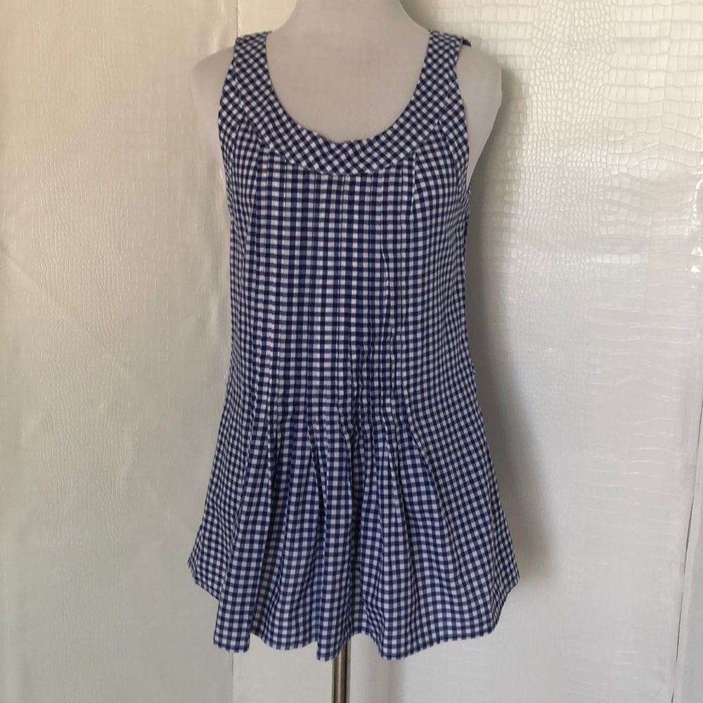 NAUTICA GINGHAM BLUE TOP. 💙 - Picture 7 of 8